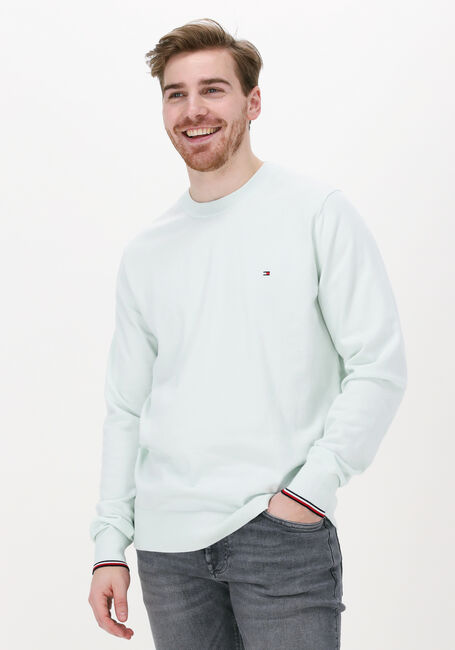 Minze TOMMY HILFIGER Pullover TIPPED PIMA CTN MOULINE C-NK - large