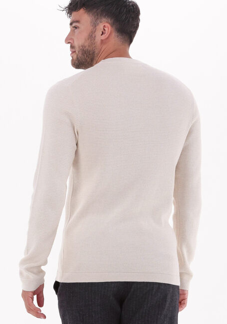 Beige SELECTED HOMME Pullover ROCKS LS KNIT CREW NECK W NAW - large