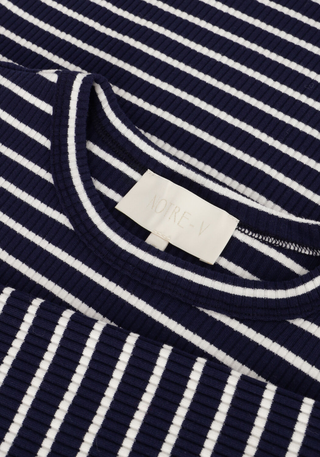 Dunkelblau NOTRE-V Tops & T-shirts NV-EELKE ROUND NECK - large