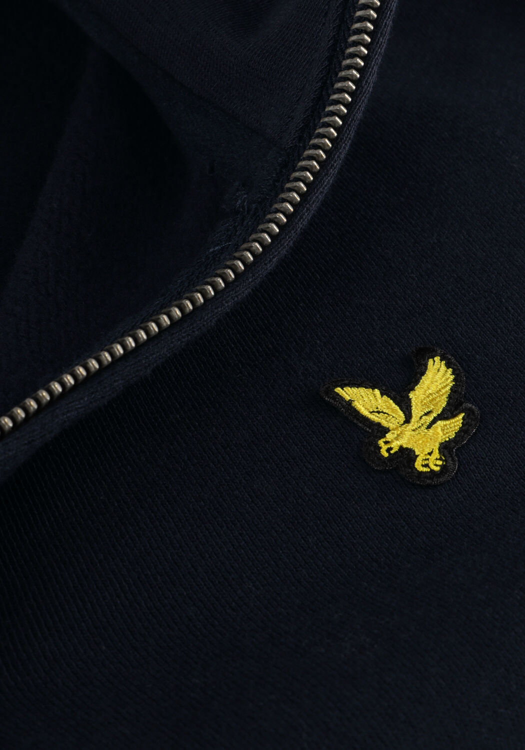 Dunkelblau LYLE & SCOTT Pullover QUARTER ZIP SWEAT - large