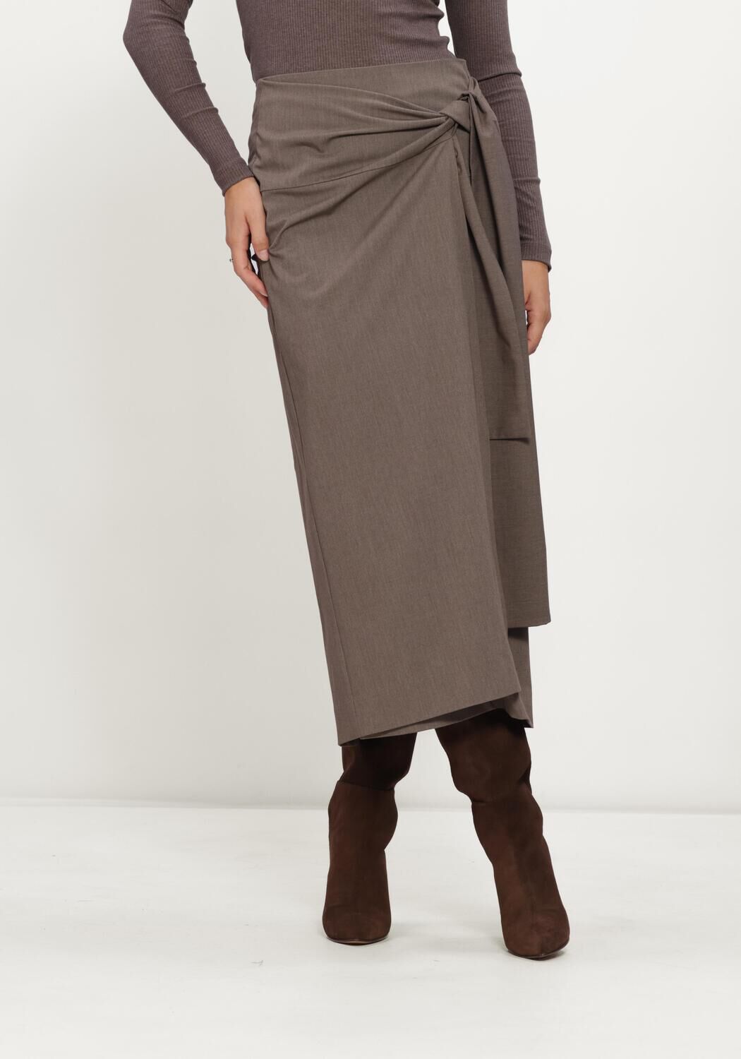 Braune INWEAR Midirock CLEOHIW SKIRT - large