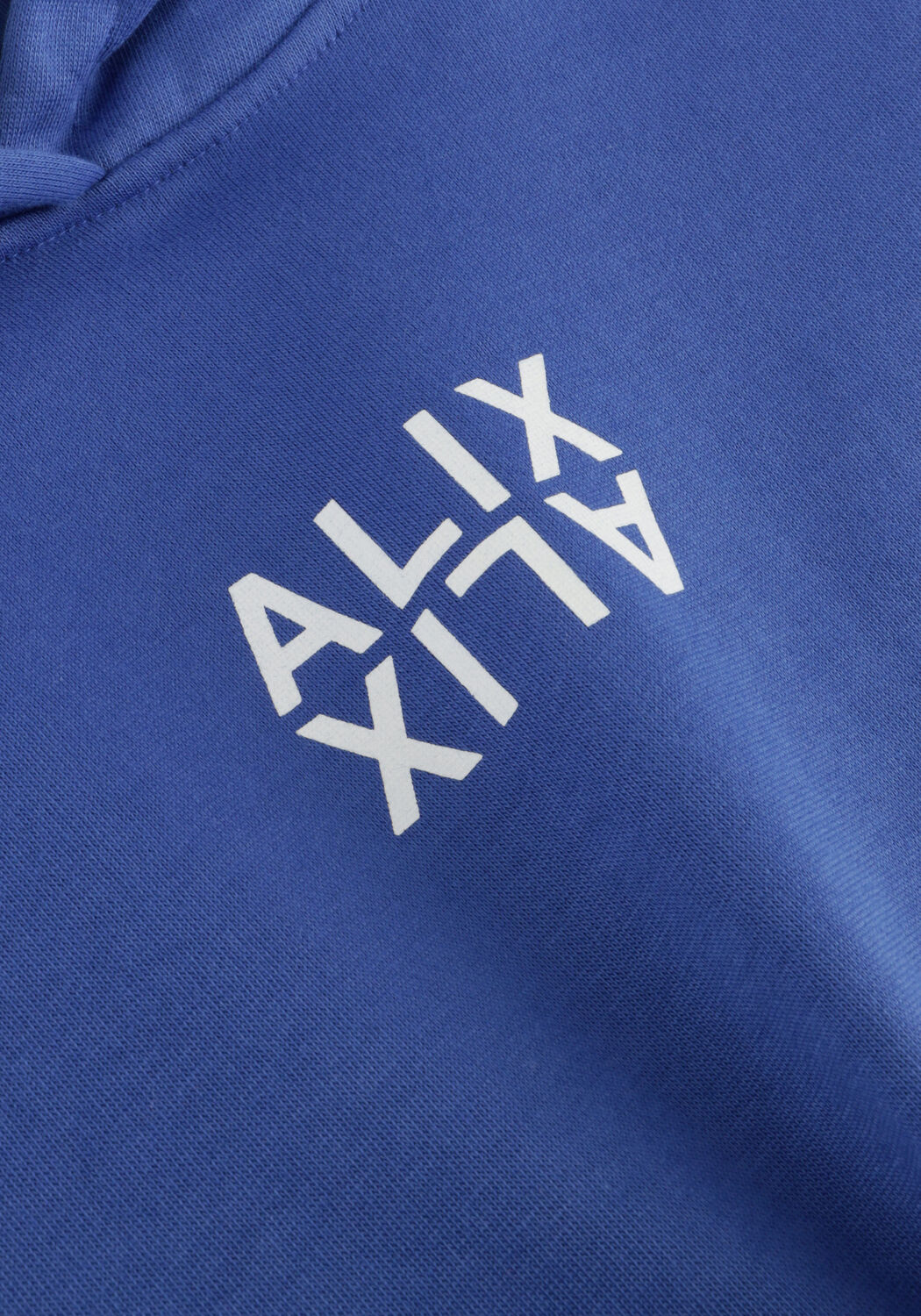 Blaue ALIX MINI Pullover KNITTED LOGO HOODY - large