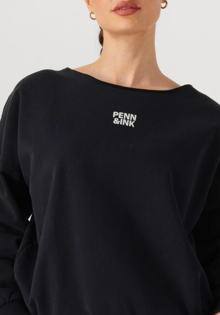 Schwarze PENN & INK Pullover SWEATER W25F1703 - large