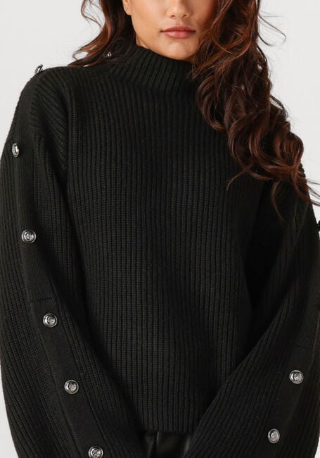 Schwarze WITHBLACK Pullover WBLLINES RIB PULLOVER - large