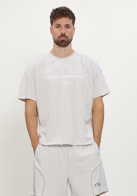 Wei&szlig;e NEW BALANCE T-shirt TS SS JR - large