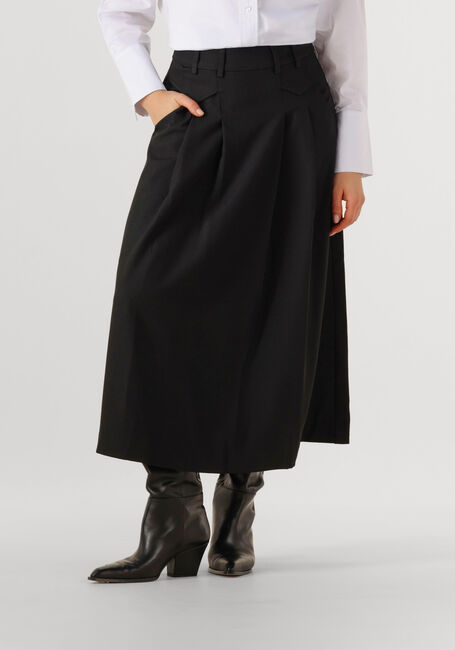 Schwarze CO'COUTURE Maxirock LUNA POCKET PLEAT SKIRT - large