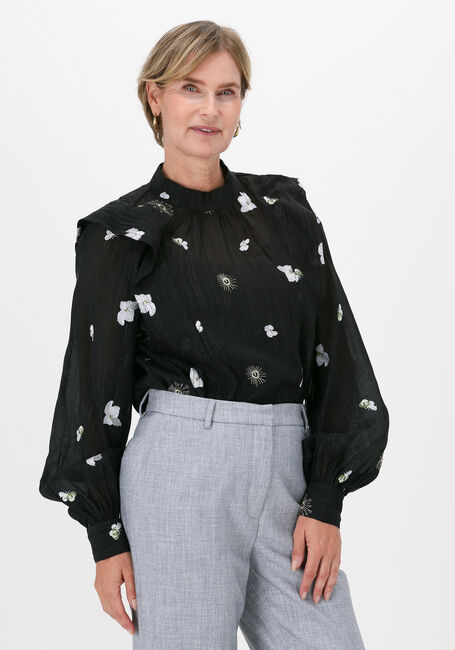 Schwarze BRUUNS BAZAAR Blusen VALERIAN NOME BLOUSE - large