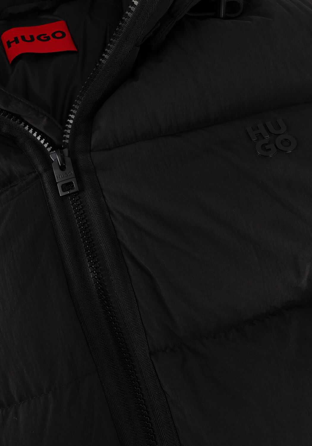 Schwarze HUGO Wattierte Jack BIRONTO2441 - large