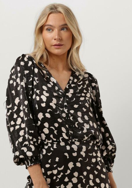 Schwarze OBJECT Blusen OBJOMIKA L/S TOP 129 - large
