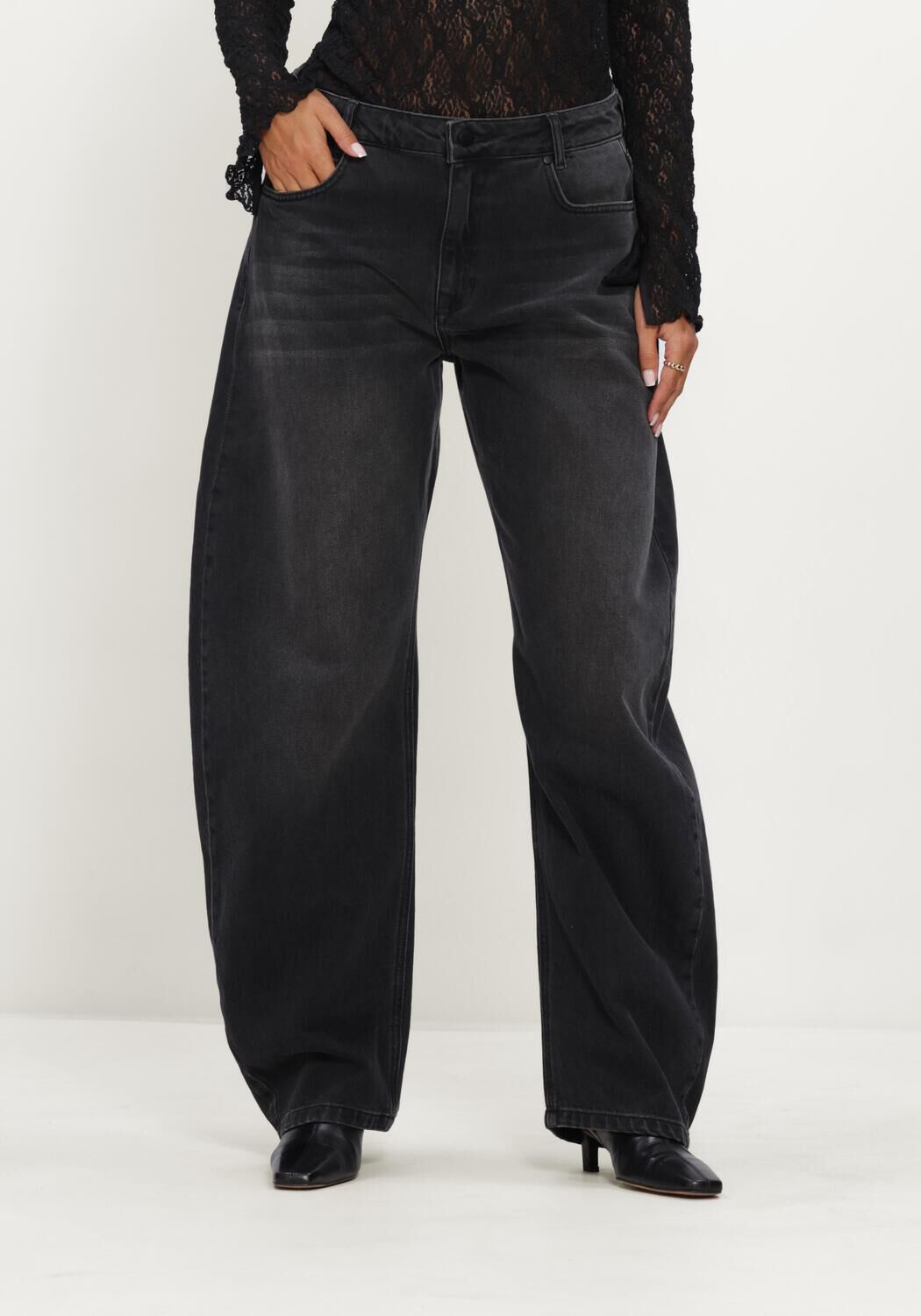 Anthrazit MY ESSENTIAL WARDROBE Straight leg jeans JEANS BARREL MWREMMIE 139 - large