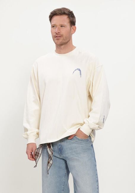 Creme WOODBIRD Pullover WBBEAM LS WARP TEE - large