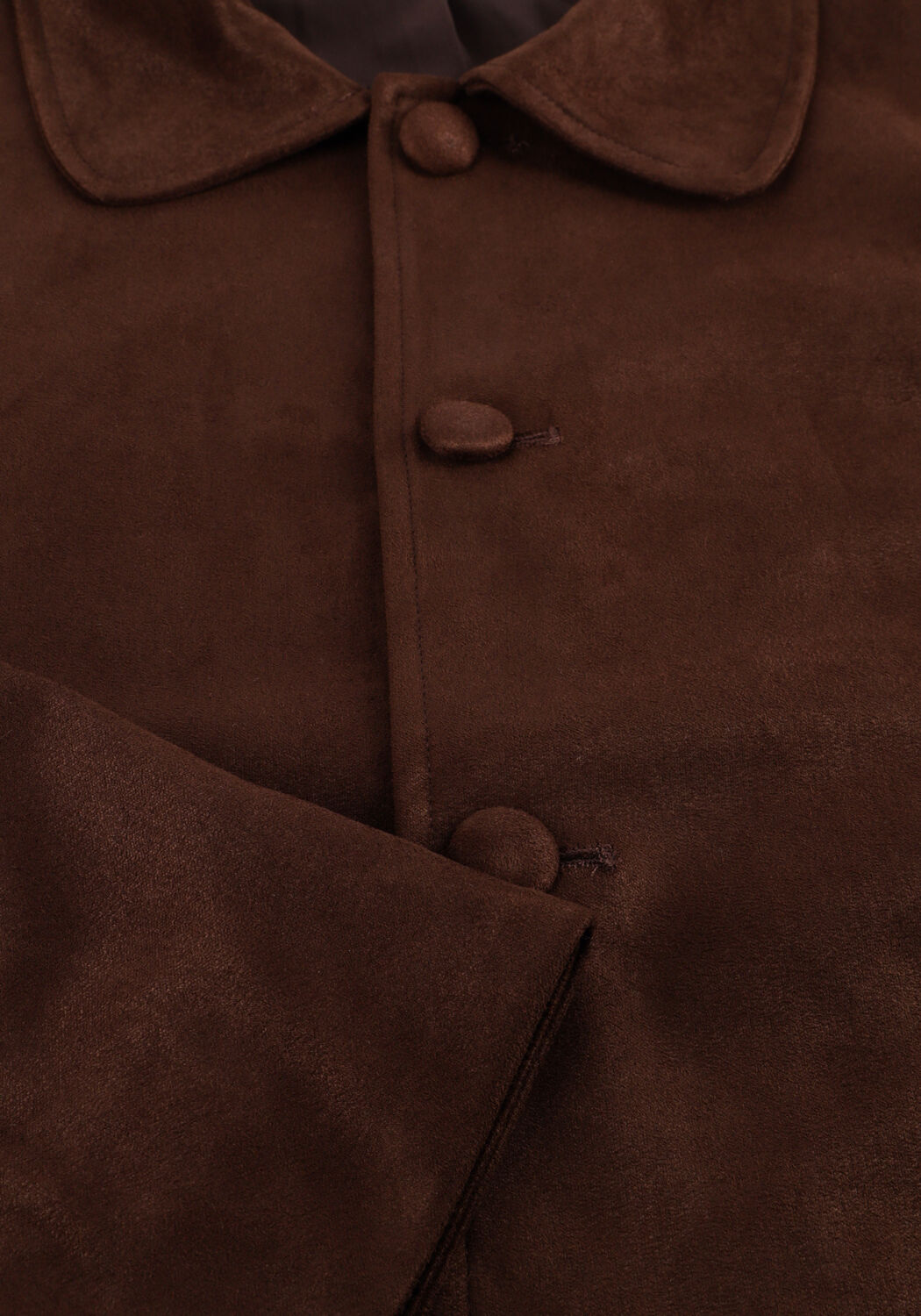 Braune NEO NOIR Jack NILO SUEDE JACKET - large