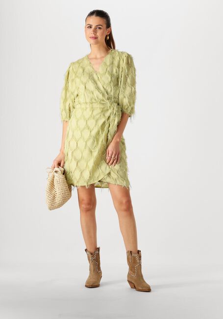 Khaki AAIKO Minikleid FLORICA FRINGE PES 482 - large
