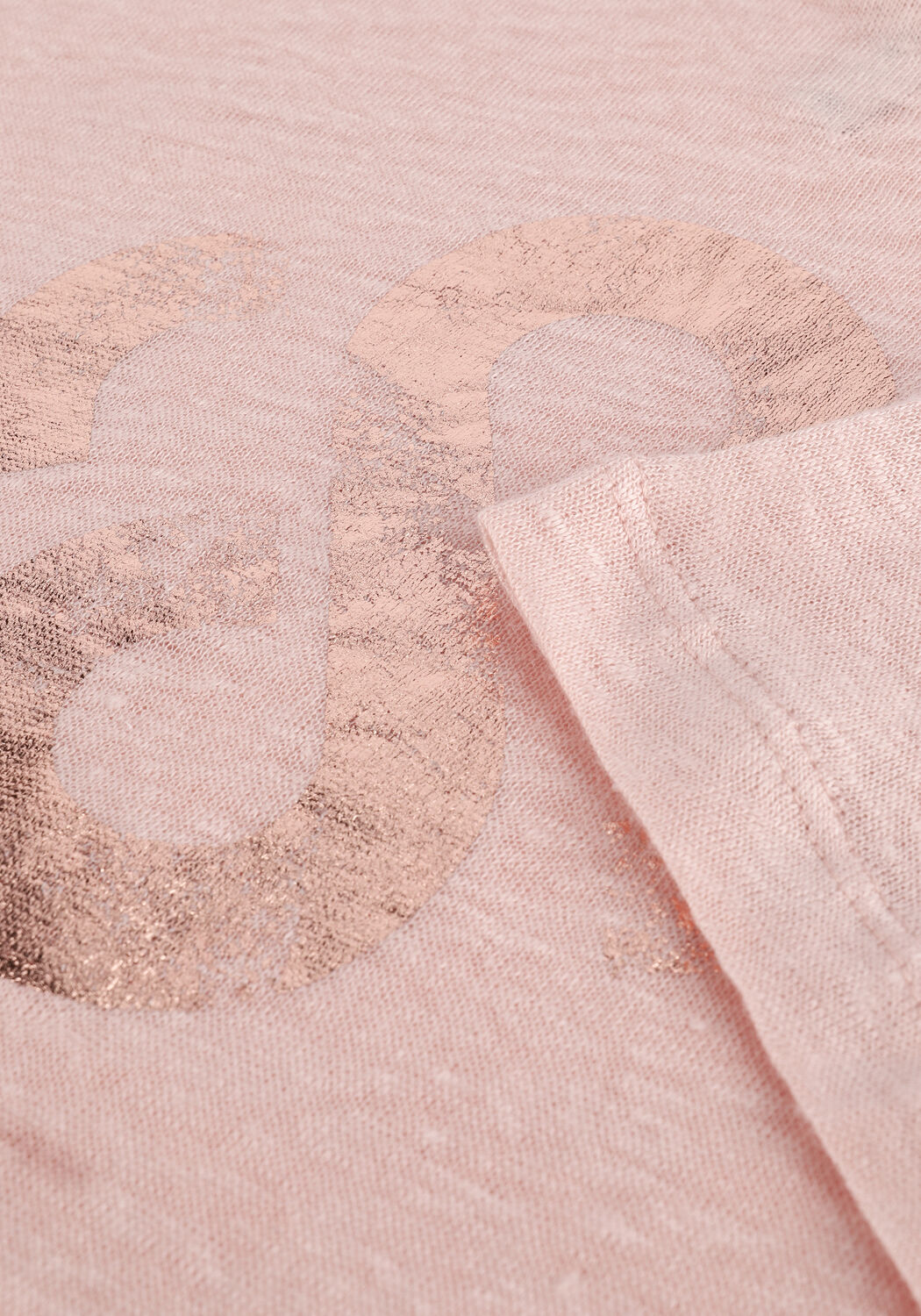 Rosane SUMMUM T-shirt TEE LOGO ARTWORK LINEN JERSEY - large