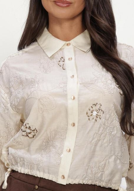 Ecru NUKUS Blusen AALIYA BLOUSE EMBROIDERY - large