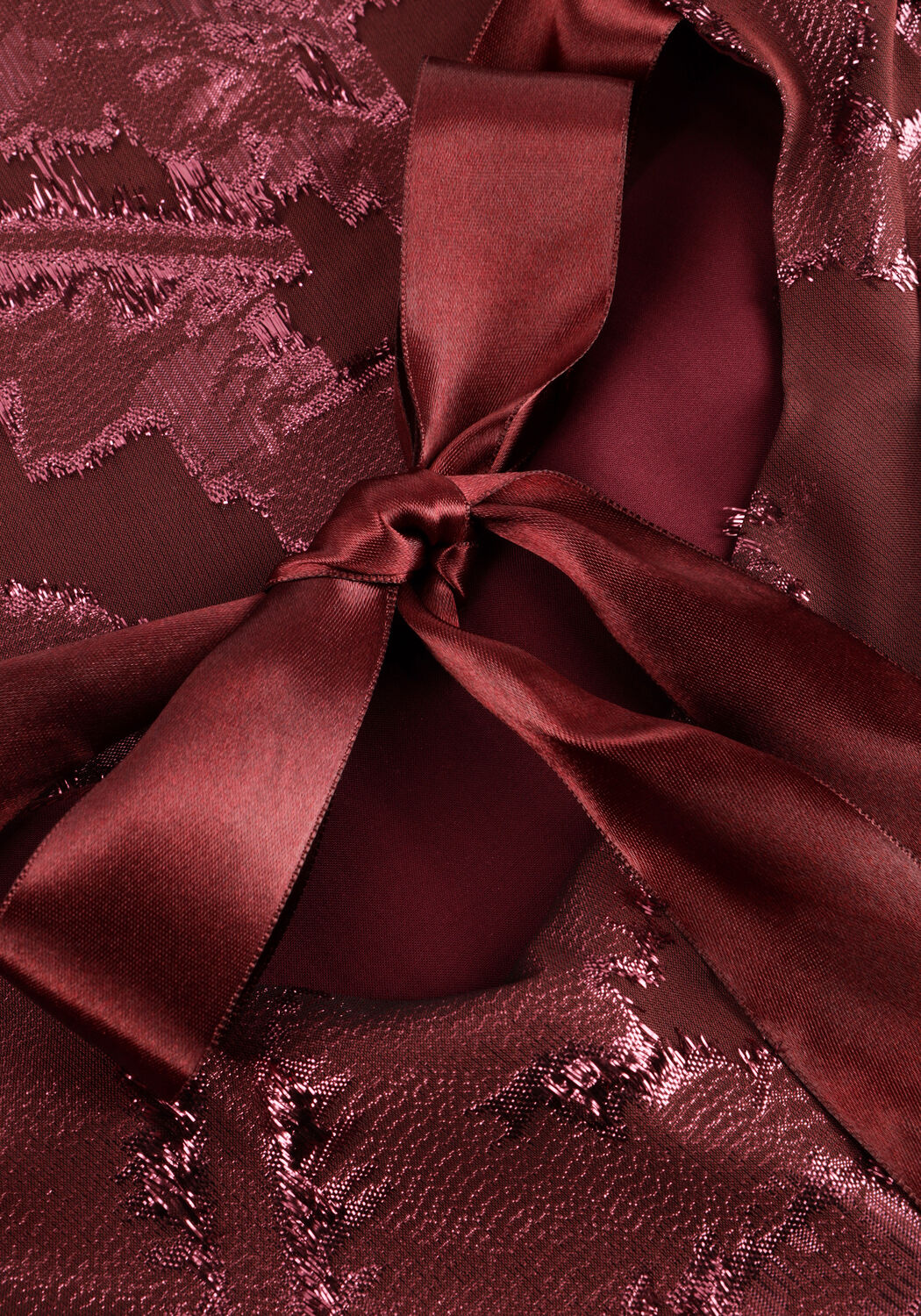 Bordeaux SUMMUM Blusen TOP SHINY JACQUARD - large