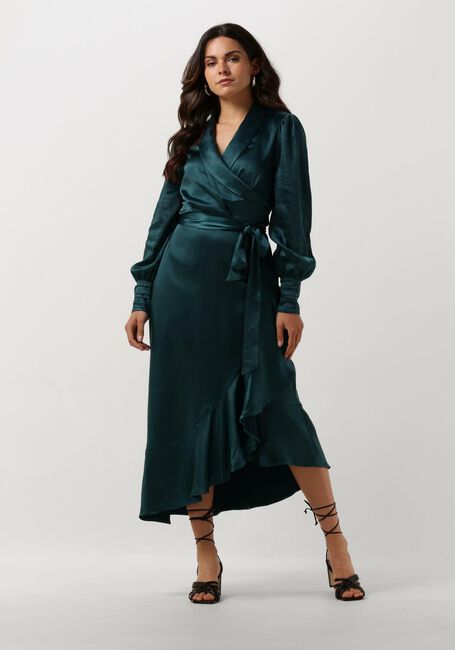 Blaue NOTRE-V Midikleid NV-DORISSA SATIN DRESS - large