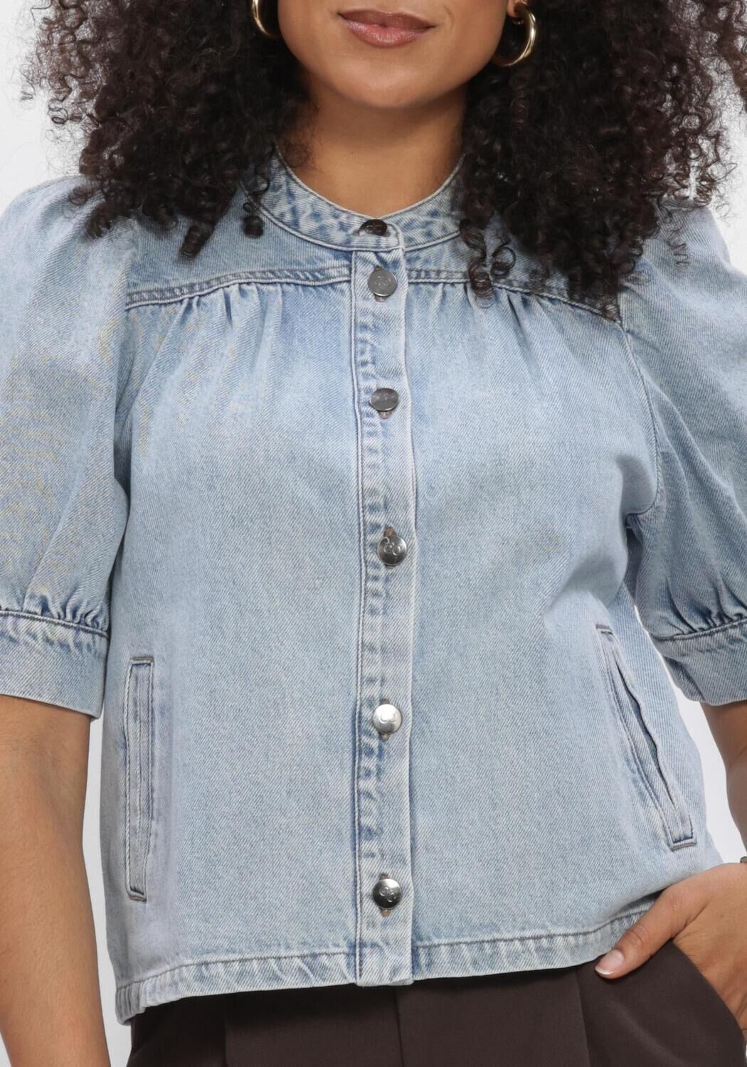 Hellblau CO'COUTURE Blusen ASJACC DENIM BLOUSE - large