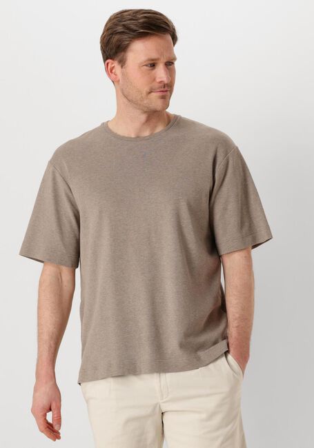 Taupe PROFUOMO T-shirt T-SHIRT CREWNECK OVERSIZED SS - large
