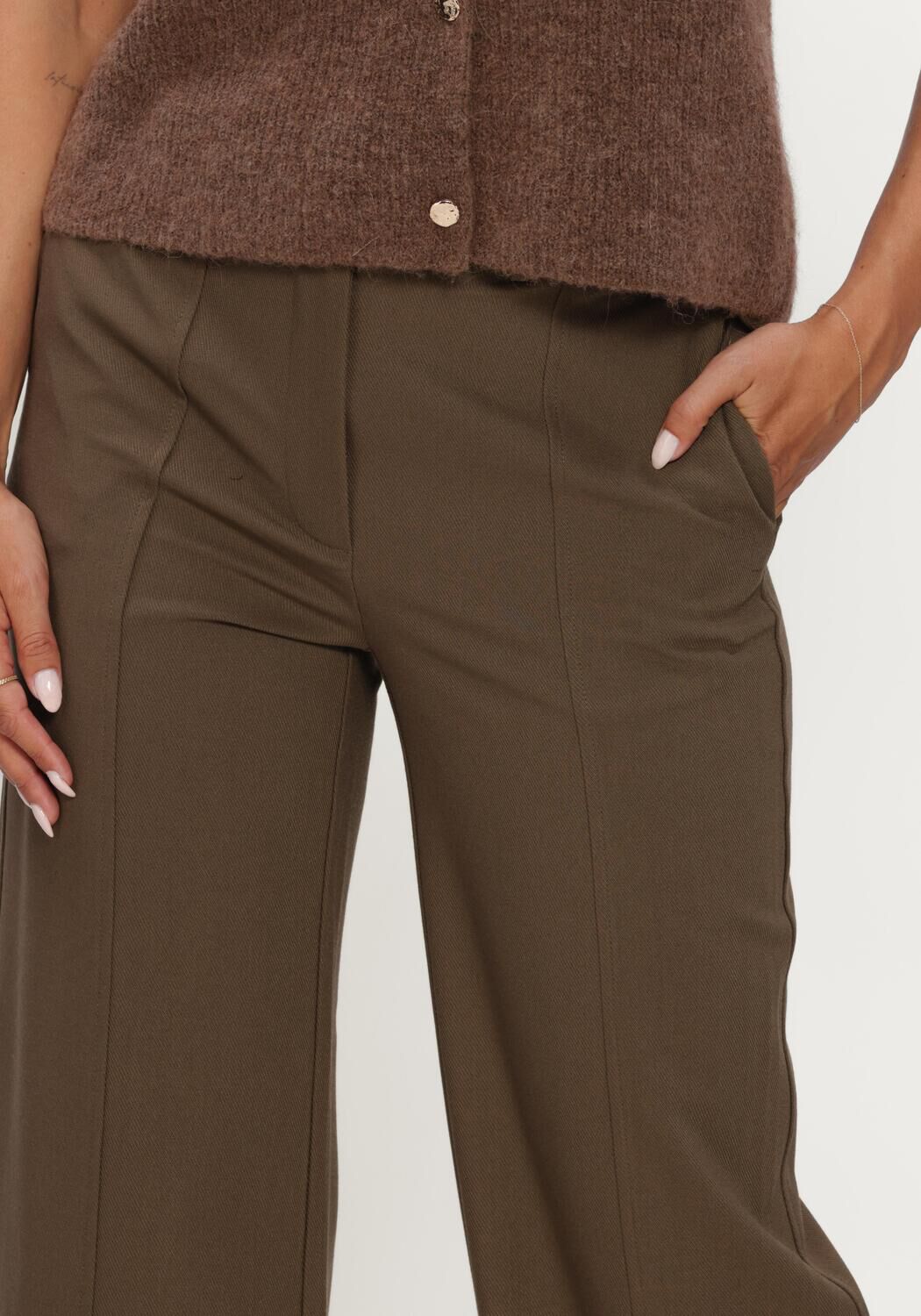 Gr&uuml;ne CO'COUTURE Hosen AMIDACC BELT PANT - large
