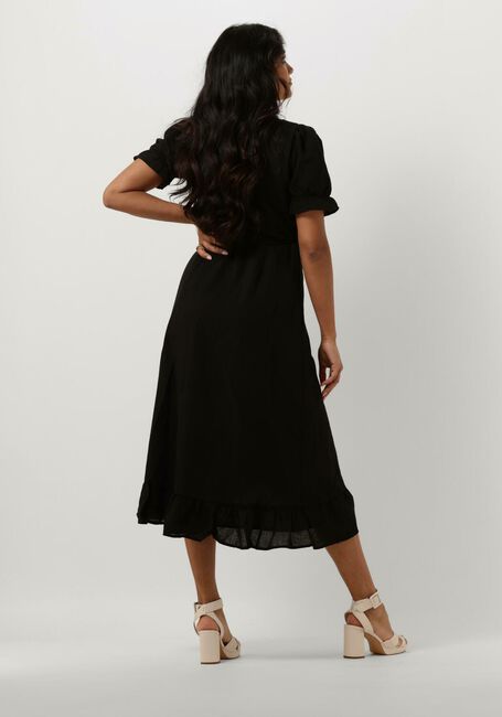 Schwarze NEO NOIR Midikleid MARIETTA LINEN DRESS - large