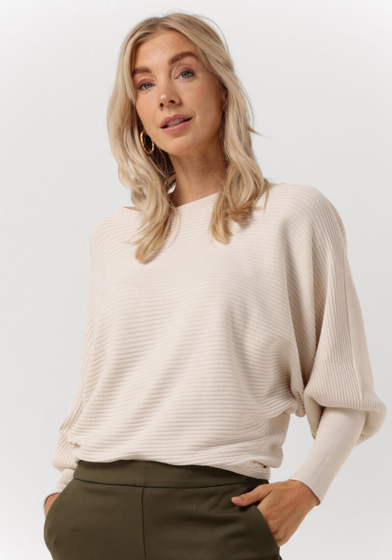 weiße summum pullover boat neck sweater