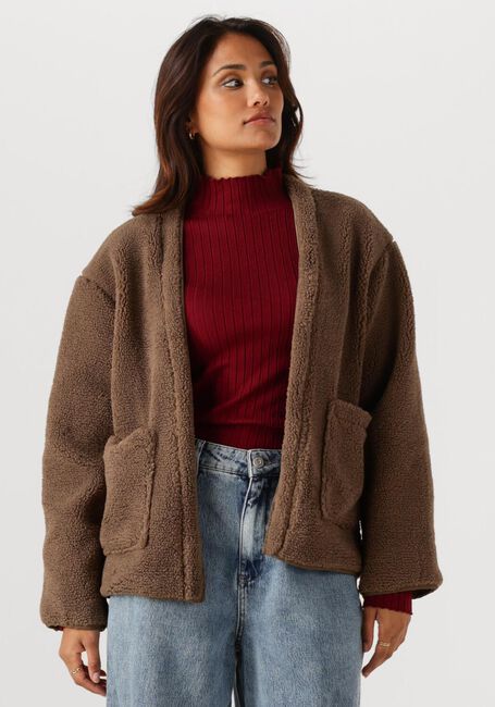 Braune YDENCE Teddy-Jacke JACKET SALLY - large