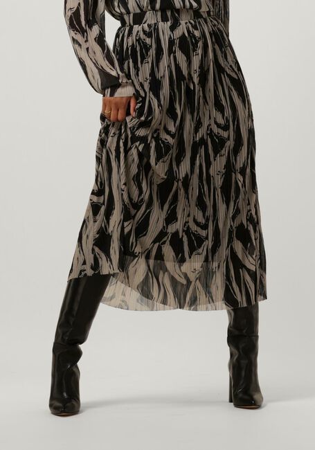 Schwarze MSCH COPENHAGEN Midirock MSCHJANIELLA ILLEORA SKIRT AOP - large
