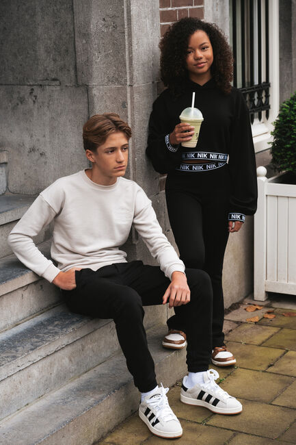 Schwarze NIK & NIK Cargohosen JUSTIN SWEATPANTS - large