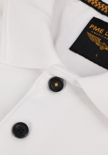 Weiße PME LEGEND Polo-Shirt TRACKWAY POLO - large