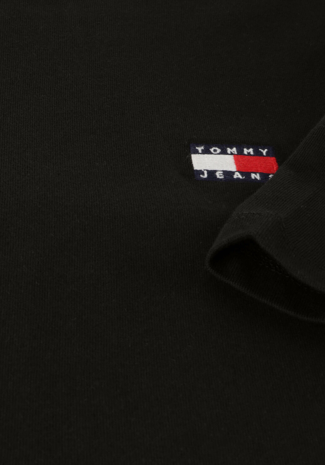 Schwarze TOMMY JEANS T-shirt TJM REG BADGE TEE EXT - large
