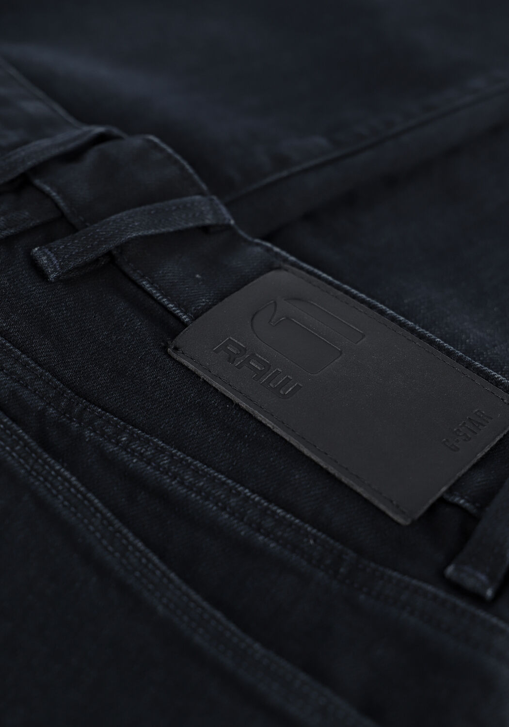 Schwarze G-STAR RAW Straight leg jeans C830 - KIR NIGHT STRETCH DENIM - large