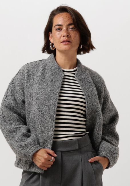 Graue NUKUS Jacken BALTIMORE JACKET BOUCLE - large