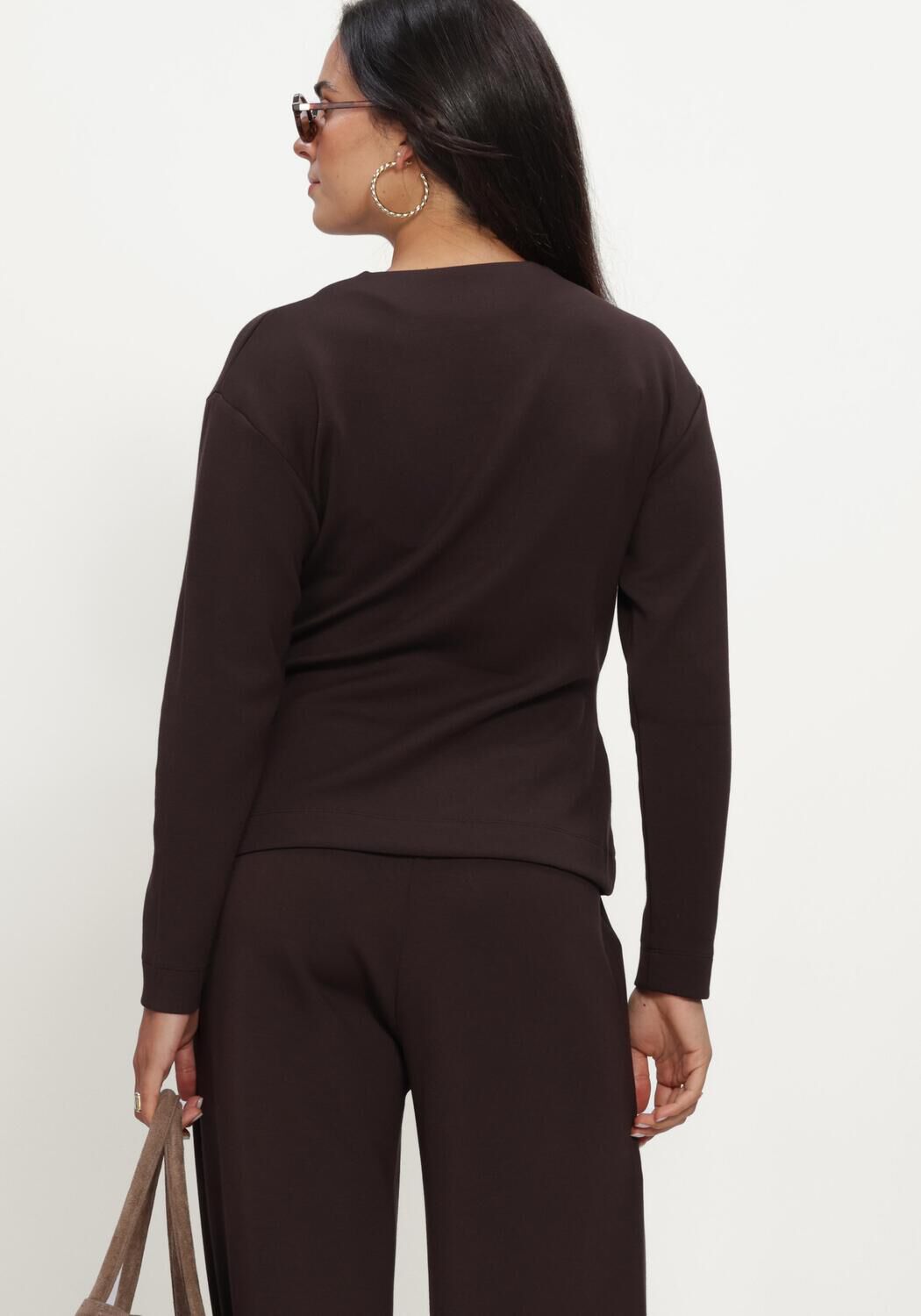 Braune INWEAR Blusen AGGIEIW VINCENT KNOT BLOUSE - large