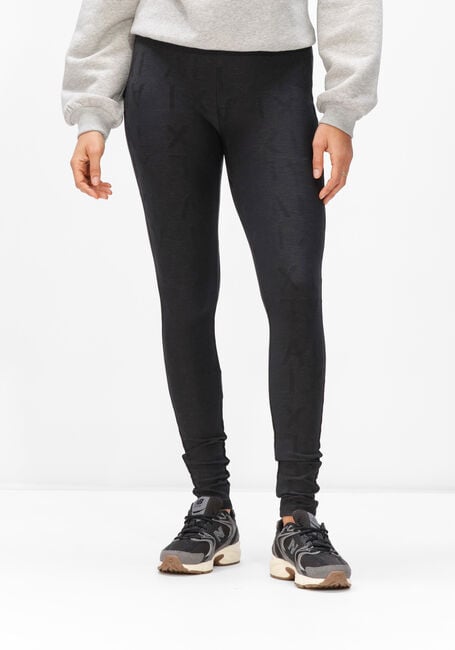 Schwarze ALIX THE LABEL Hosen LADIES KNITTED ALIX JACQUARD LEGGING - large