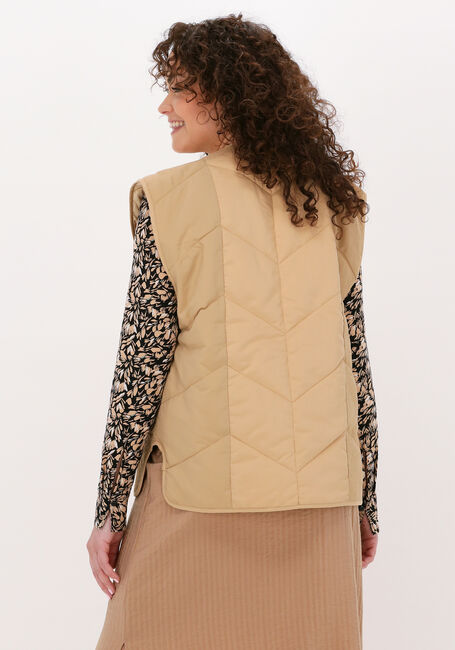 Sand ANOTHER LABEL Bodywarmer EIRA VEST - large