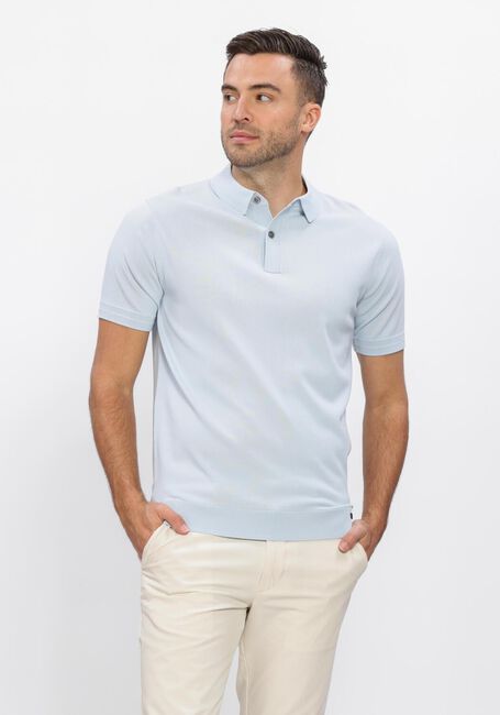 Hellblau GENTI Polo-Shirt POLO 2 BUTTON SS 1260 - large