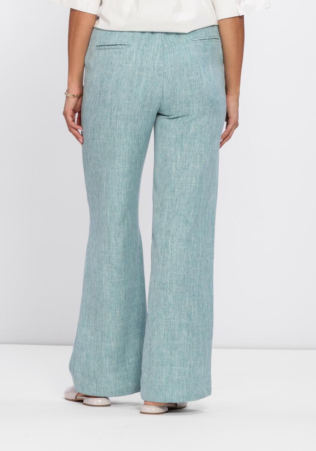 Gr&uuml;ne YDENCE Weite Hose PANTS LEONA - large