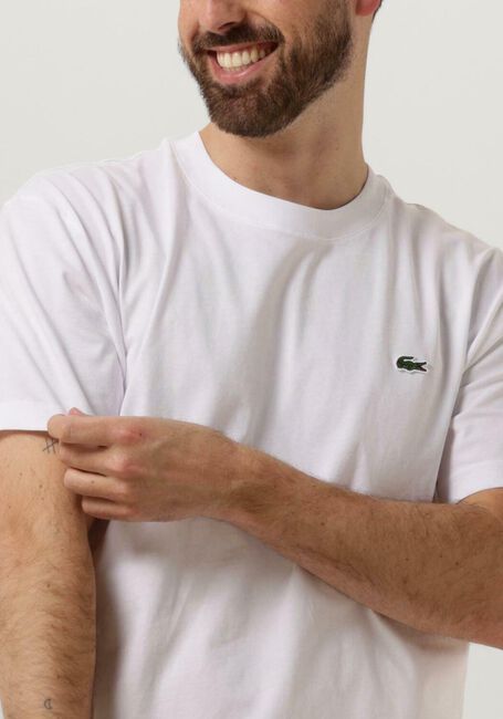 Weiße LACOSTE T-shirt 1HT1 MENS TEE-SHIRT 01 - large