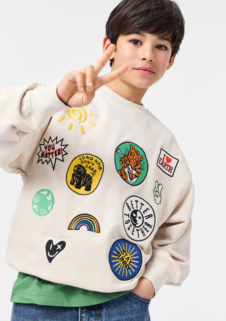 Ecru MOLO Sweatshirt MAR - large