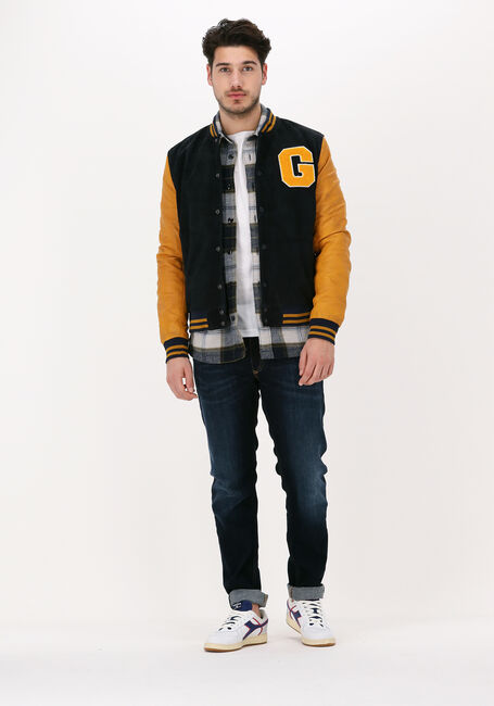 Dunkelblau SELECTED MEN Overshirt SLHLOOSEKELLEN OVERSHIRT LS MI - large