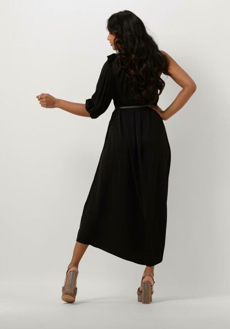 Schwarze SUMMUM Midikleid DRESS QUINTY SILKY TOUCH - large