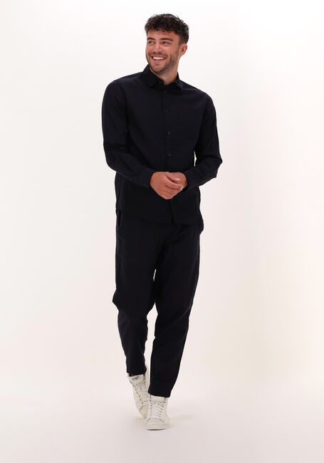 Dunkelblau ANERKJENDT Chino AKJULIUS LINEN PANTS - large