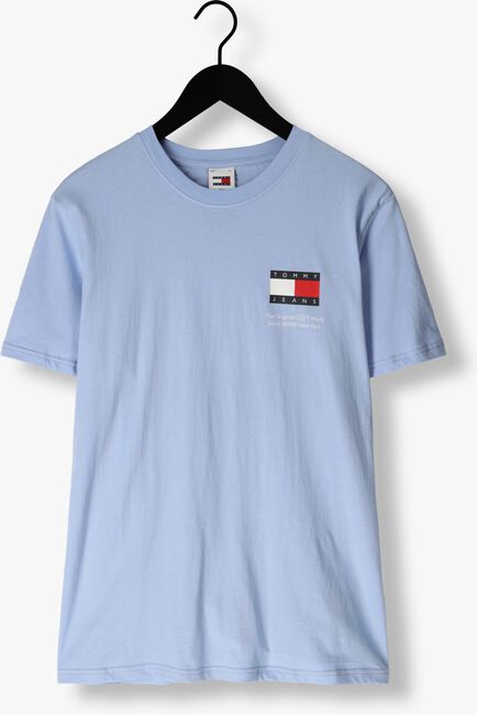 Hellblau TOMMY JEANS T-shirt TJM SLIM ESSENTIAL FLAG TEE - large