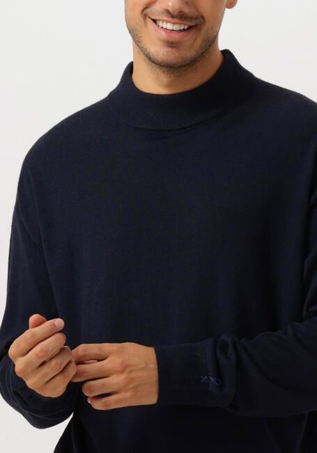 Dunkelblau SCOTCH & SODA Pullover DROPPED SHOULDER MOCK NECK PULLOVER - large