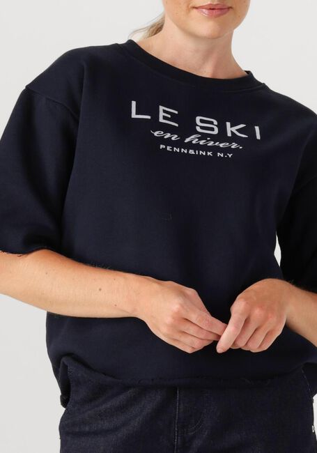 Blaue PENN & INK T-shirt SWEATER W25F1702 - large