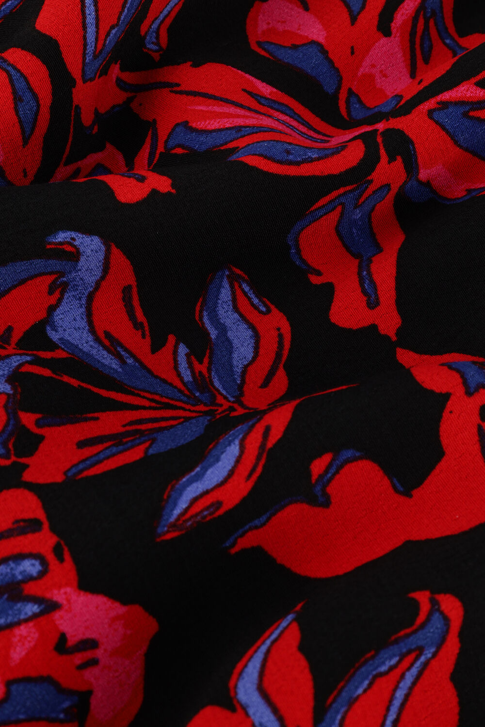 Mehrfarbige/Bunte ALIX THE LABEL Minikleid LADIES WOVEN FLORAL DRESS WITH SMOCKED WAIST - large