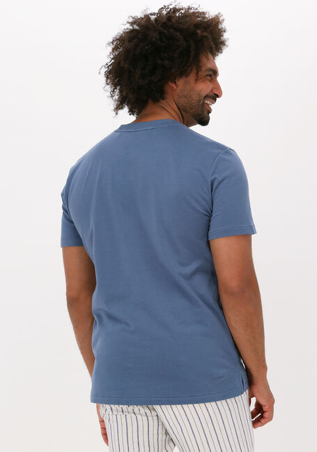 Blaue SELECTED HOMME T-shirt SLHRELAXARVID SS O-NECK - large