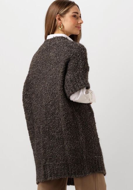 Braune NUKUS Strickjacke BESS CARDIGAN - large