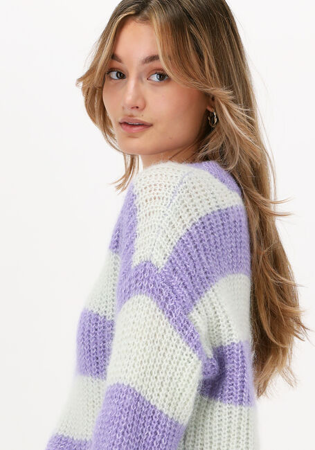 Lila SELECTED FEMME Pullover SLFSCARLETT LS KNIT O-NECK B - large